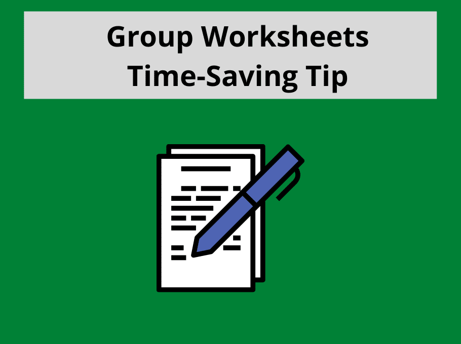 Group Worksheets In Excel Time Saving Tip Computergaga
