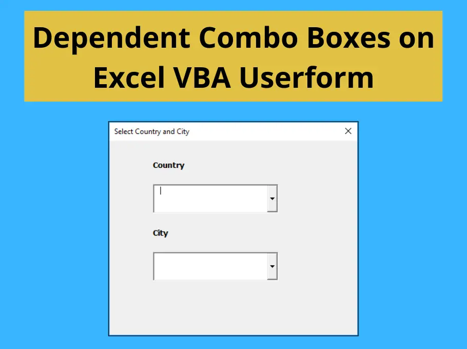 Pro Tip Populate An Excel Userform Combo Box Without Vba Geserepic