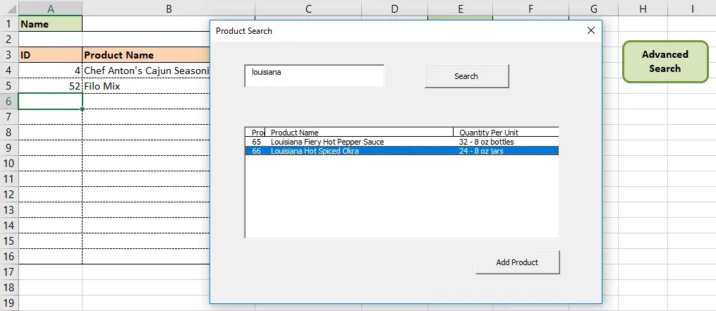 Display Search Results In A ListBox Excel VBA