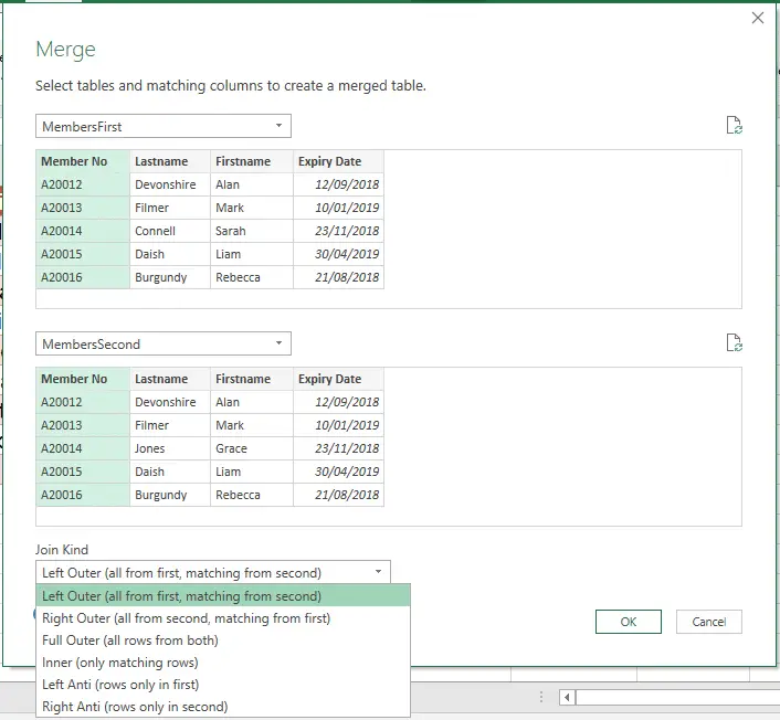 Excel Power Query Merge Queries | Computergaga