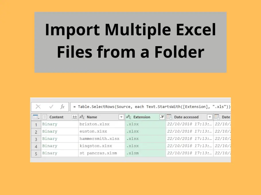 import pdf file into excel