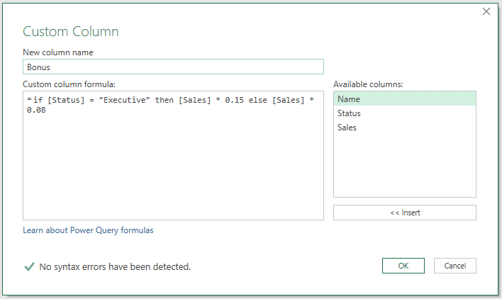 IF Function In Power Query Including Nested IFs Computergaga