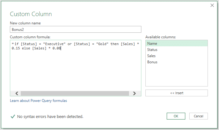 IF Function In Power Query Including Nested IFs Computergaga