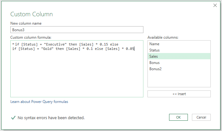 IF Function In Power Query Including Nested IFs Computergaga