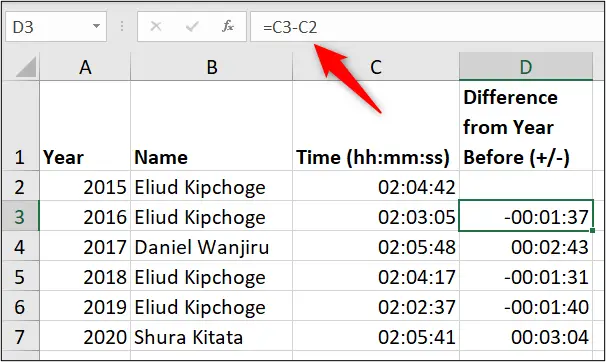 Display Negative Time In Excel Computergaga