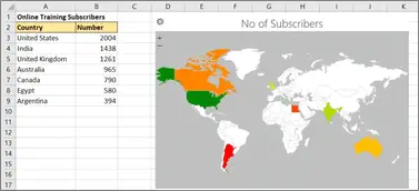 Geo Mapping In Excel Geographic Heat Map In Excel - Free Add-In | Computergaga