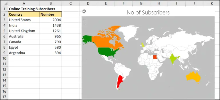 Geographic Heat Map In Excel - Free Add-In | Computergaga